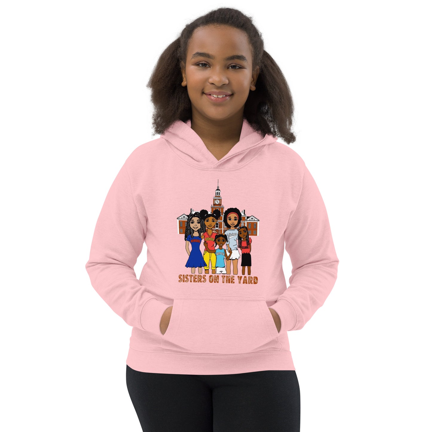 Sisters on the Yard, Youth Sweatshirt Hoodie | HBCU Pride