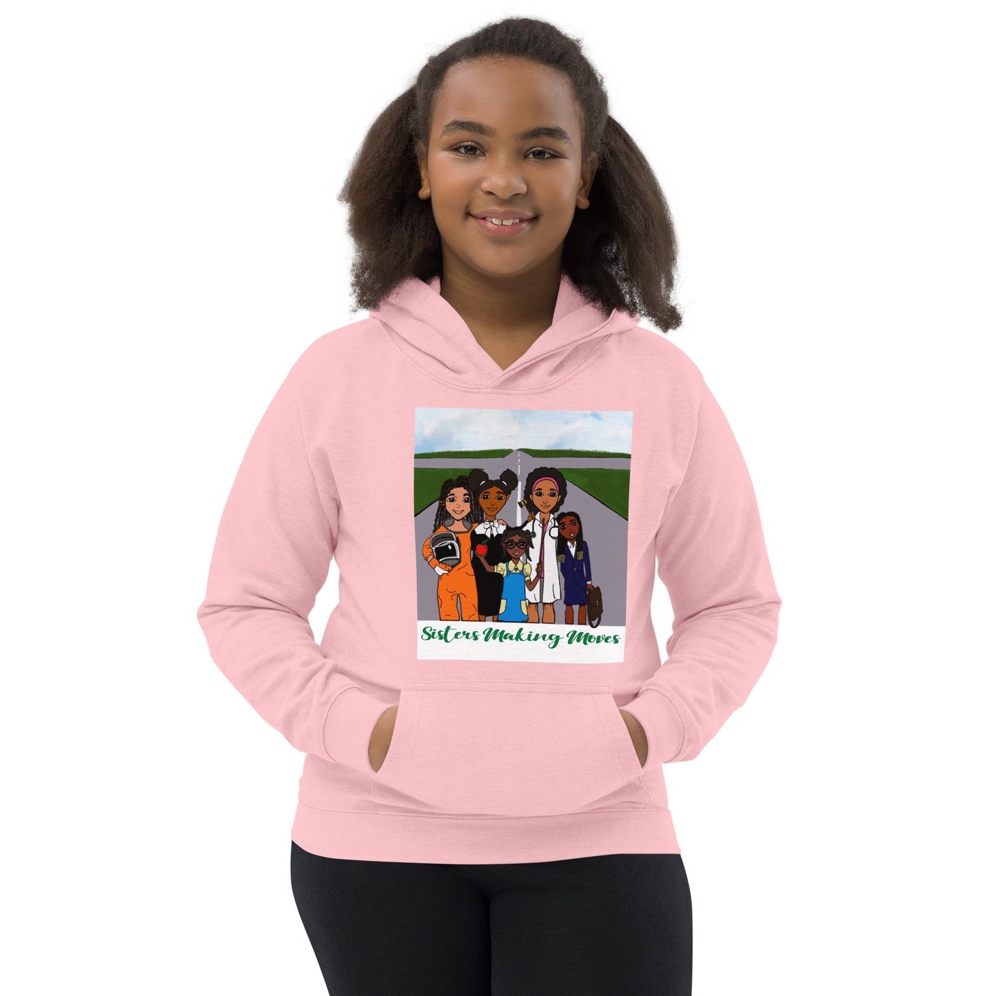 Sisters Making Moves, Youth Sweatshirt Hoodie | Igniting the Entrepreneurial Spirit