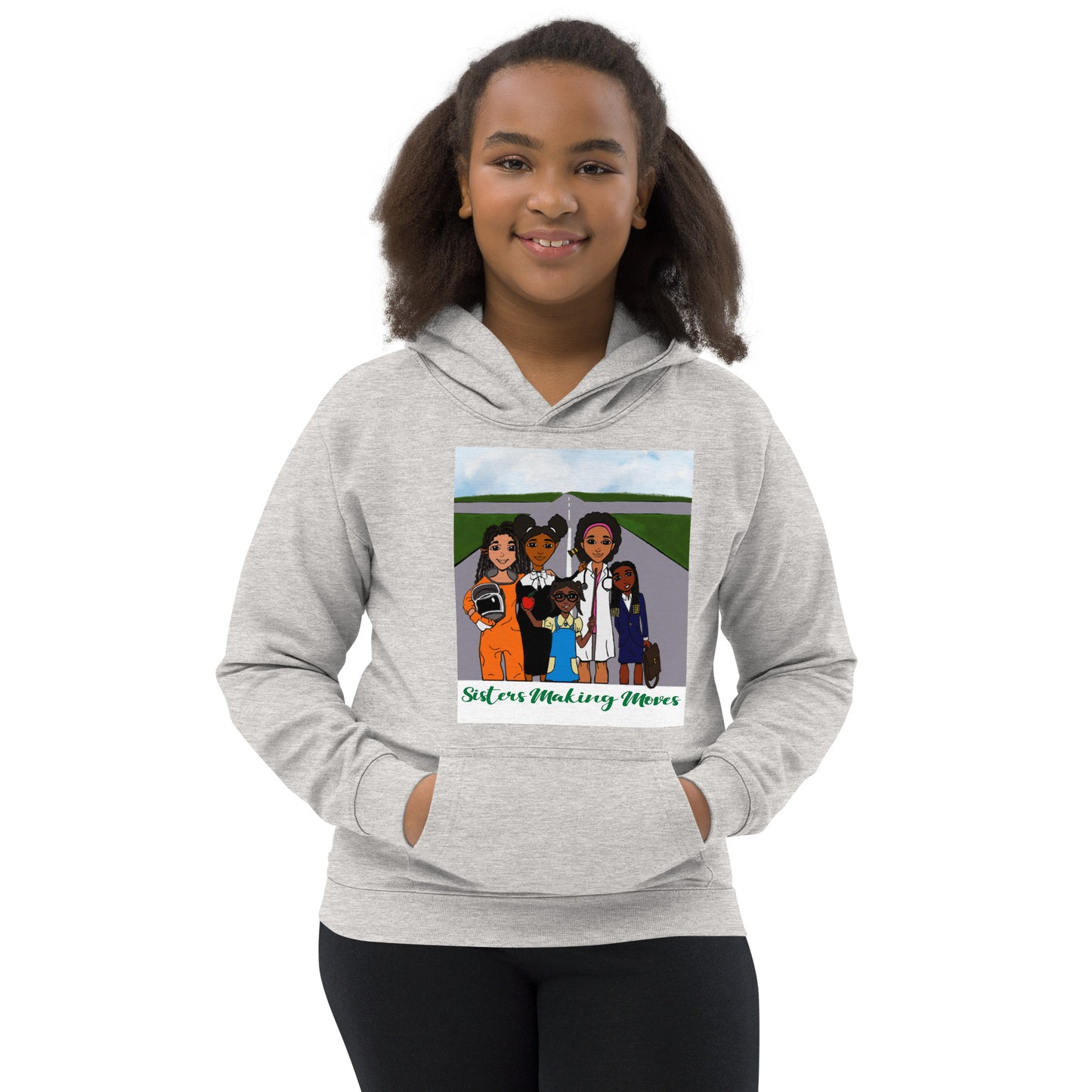 Sisters Making Moves, Youth Sweatshirt Hoodie | Igniting the Entrepreneurial Spirit