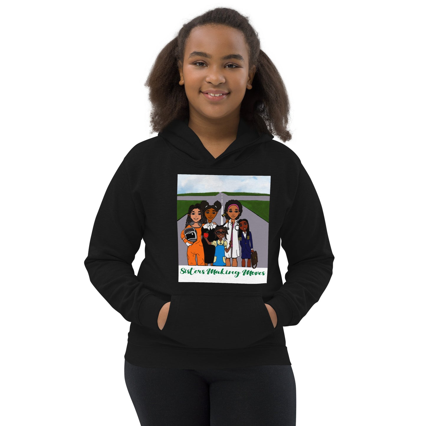 Sisters Making Moves, Youth Sweatshirt Hoodie | Igniting the Entrepreneurial Spirit