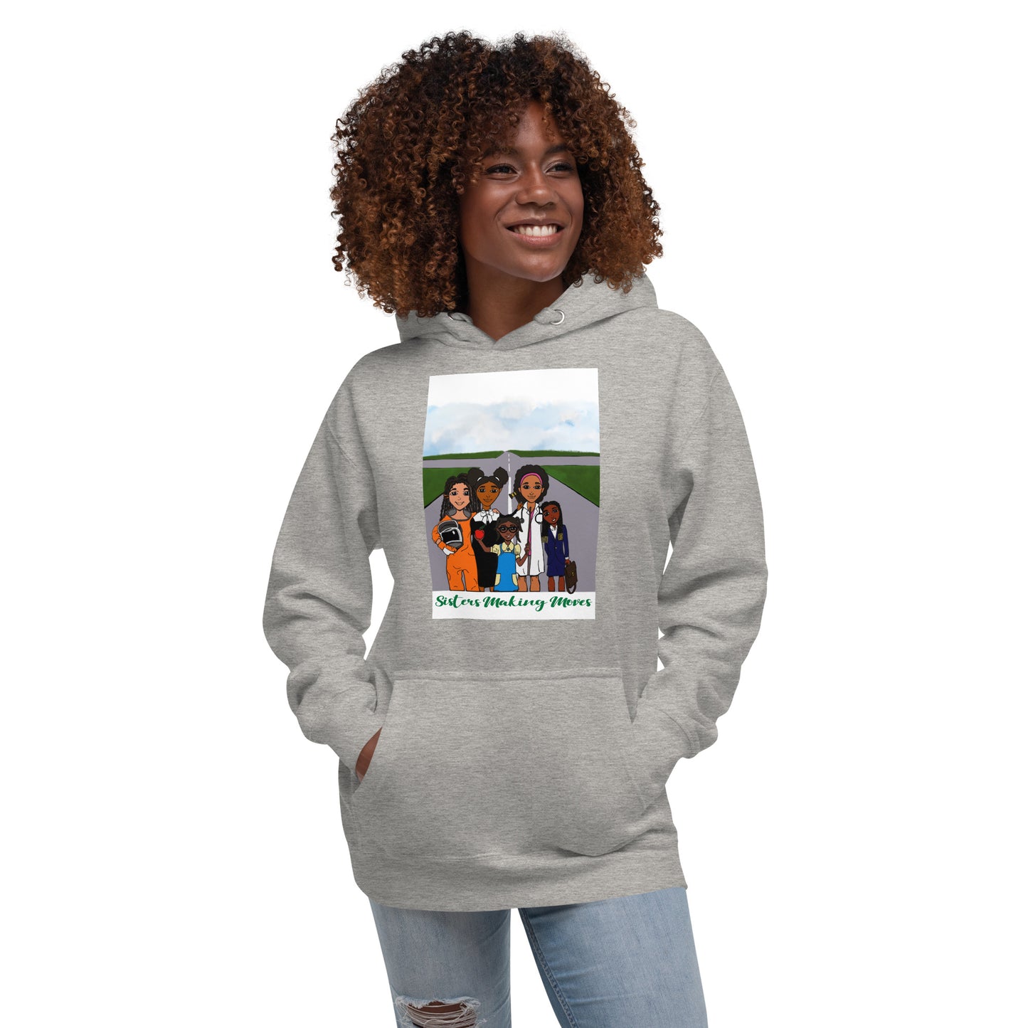 Sisters Making Moves, Adult Sweatshirt Hoodie | Igniting the Entrepreneurial Spirit