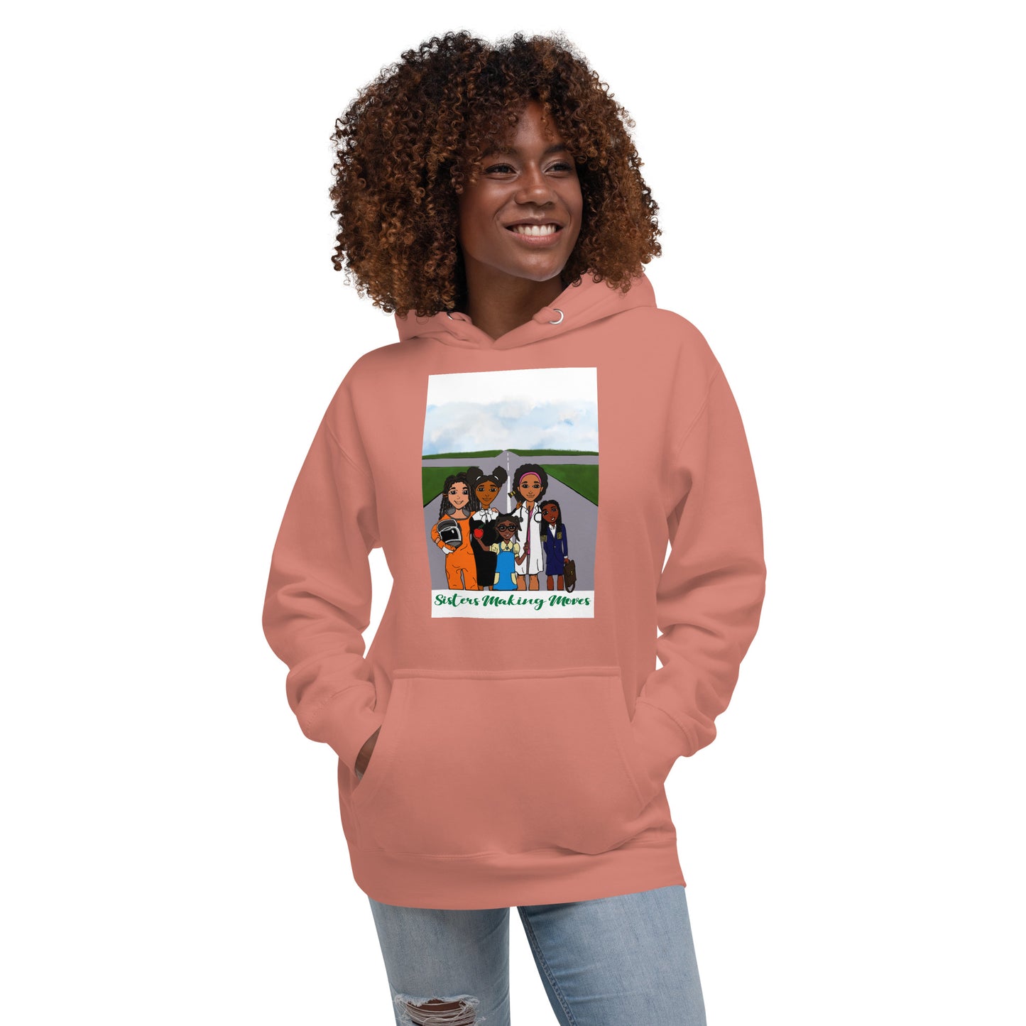 Sisters Making Moves, Adult Sweatshirt Hoodie | Igniting the Entrepreneurial Spirit