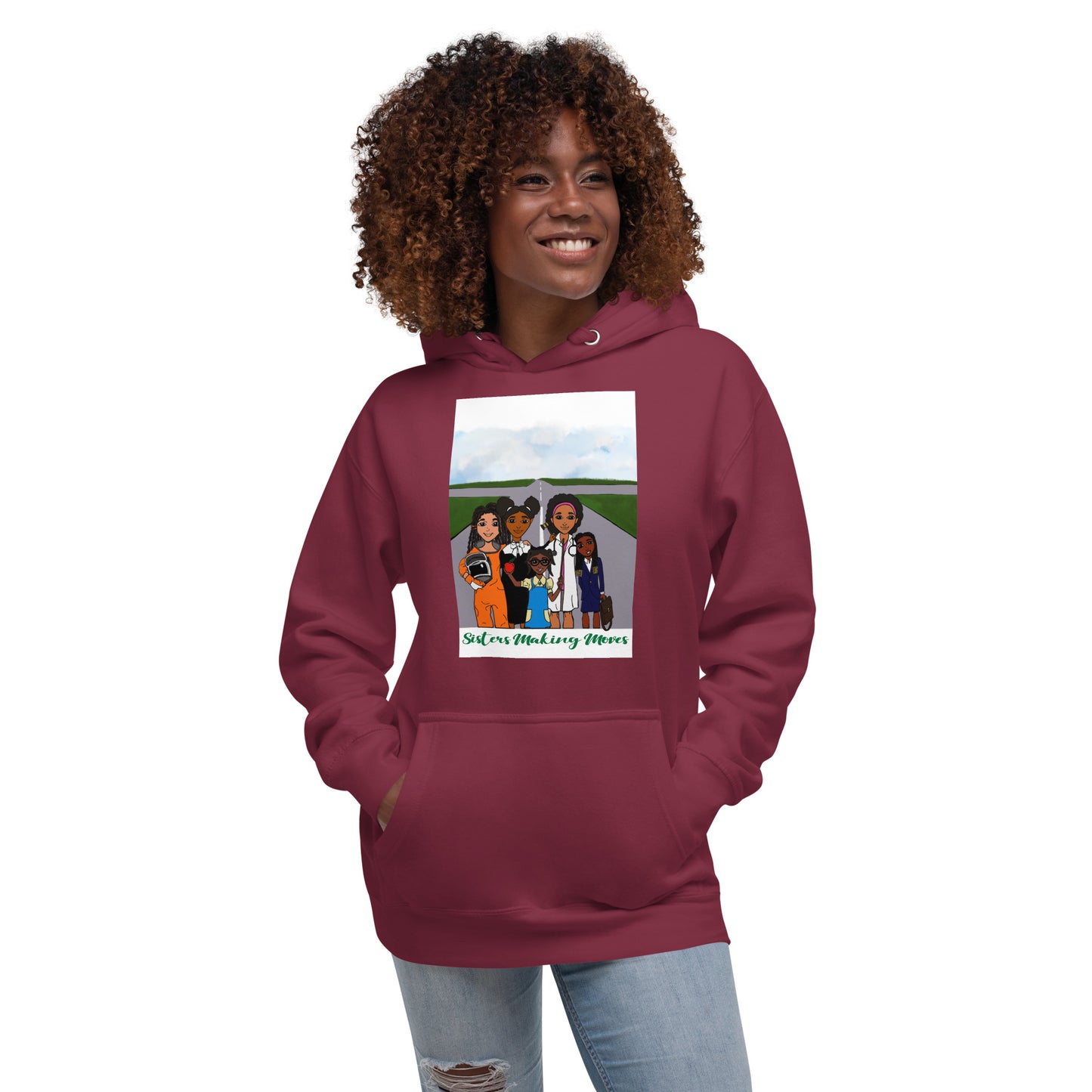 Sisters Making Moves, Adult Sweatshirt Hoodie | Igniting the Entrepreneurial Spirit