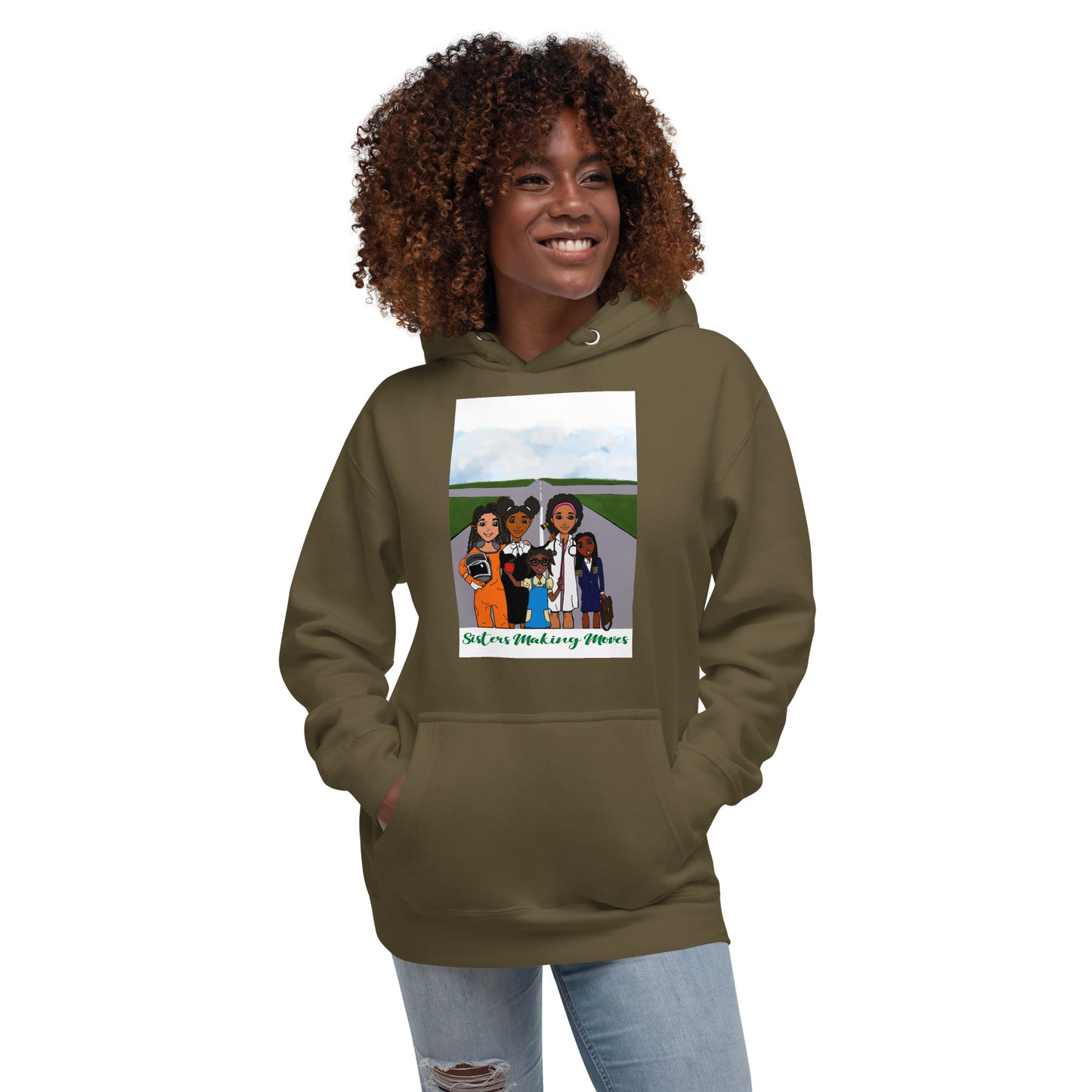 Sisters Making Moves, Adult Sweatshirt Hoodie | Igniting the Entrepreneurial Spirit