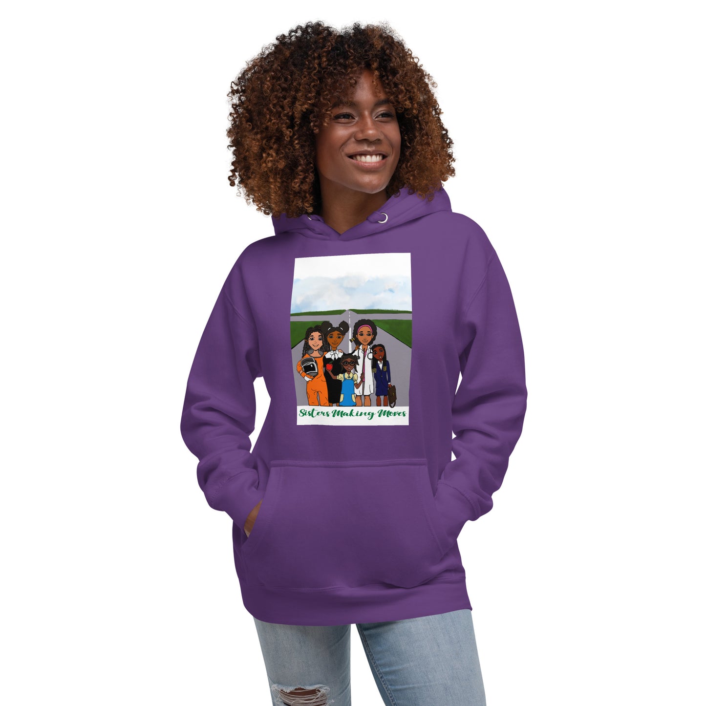 Sisters Making Moves, Adult Sweatshirt Hoodie | Igniting the Entrepreneurial Spirit