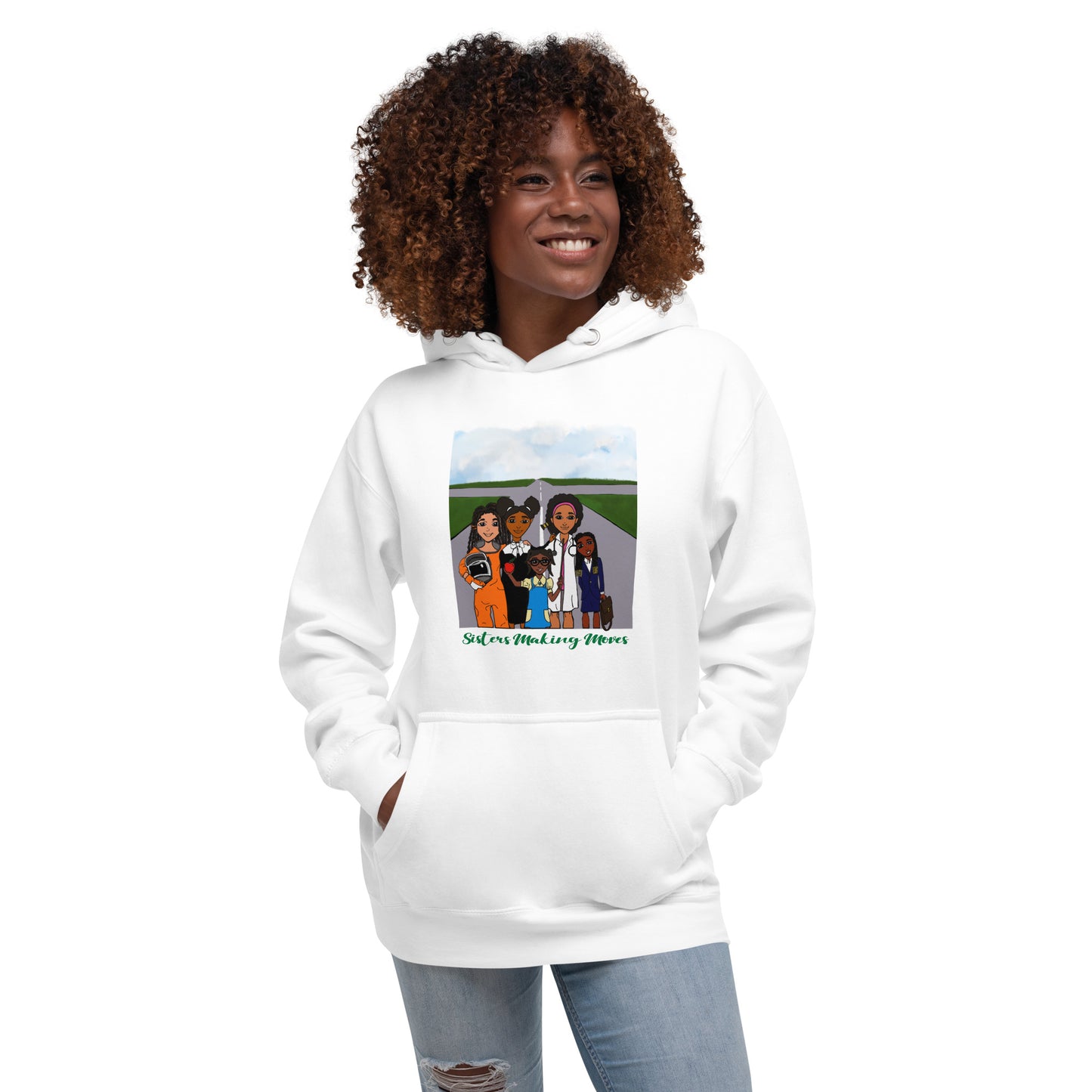 Sisters Making Moves, Adult Sweatshirt Hoodie | Igniting the Entrepreneurial Spirit