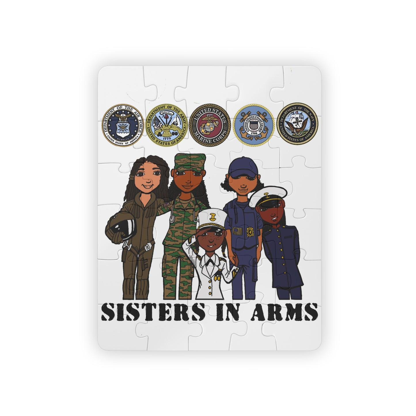 Sisters in Arms Kids' Puzzle, 30-Piece