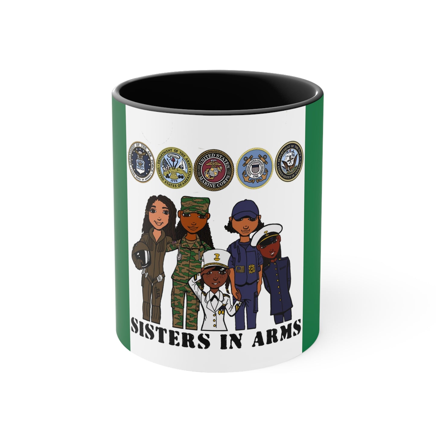 Sisters in Arms Coffee Mug, 11oz