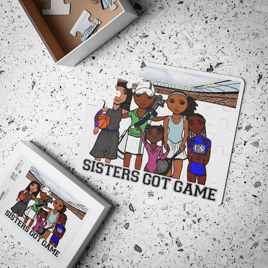 Sisters Got Game Kids' Puzzle, 30-Piece | Applauding the Dynamic Women of Sports