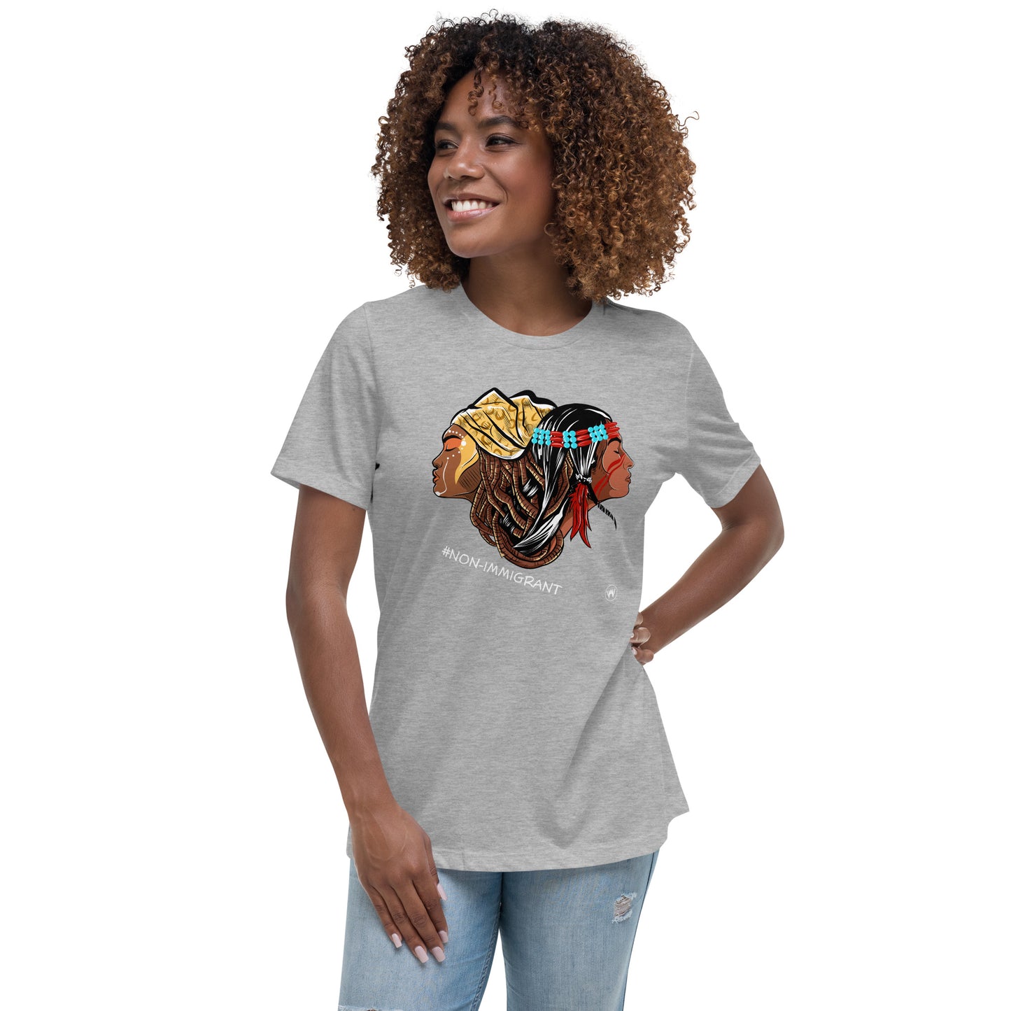 Non Immigrant Queen, Adult T-Shirt | Distinction for descendants of enslaved Africans