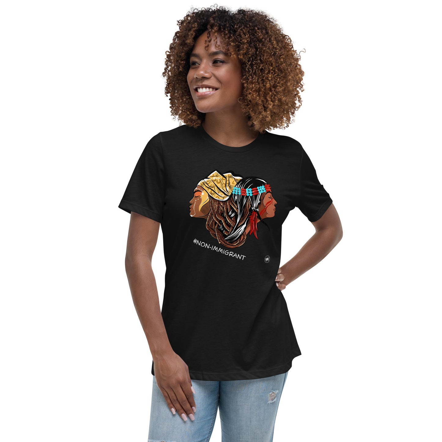 Non Immigrant Queen, Adult T-Shirt | Distinction for descendants of enslaved Africans