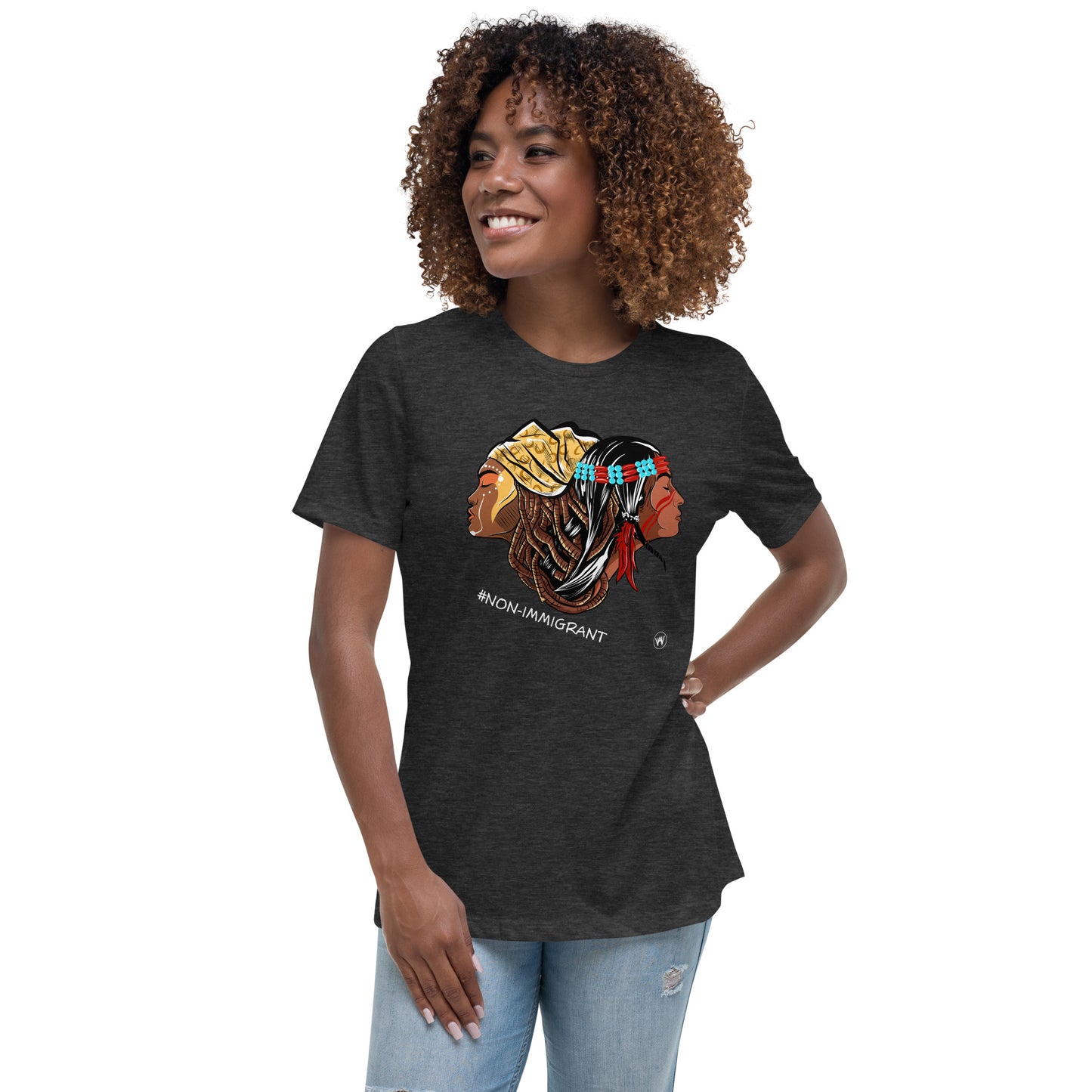 Non Immigrant Queen, Adult T-Shirt | Distinction for descendants of enslaved Africans