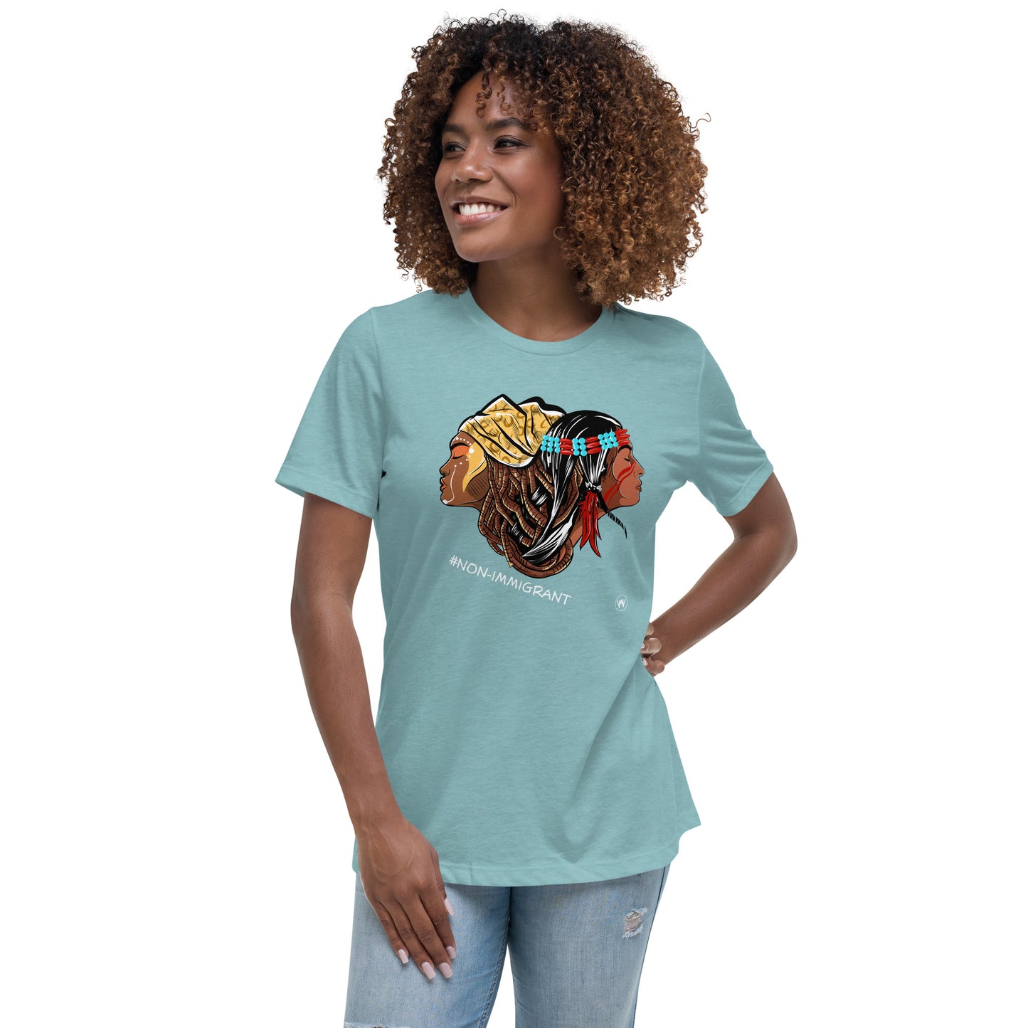 Non Immigrant Queen, Adult T-Shirt | Distinction for descendants of enslaved Africans