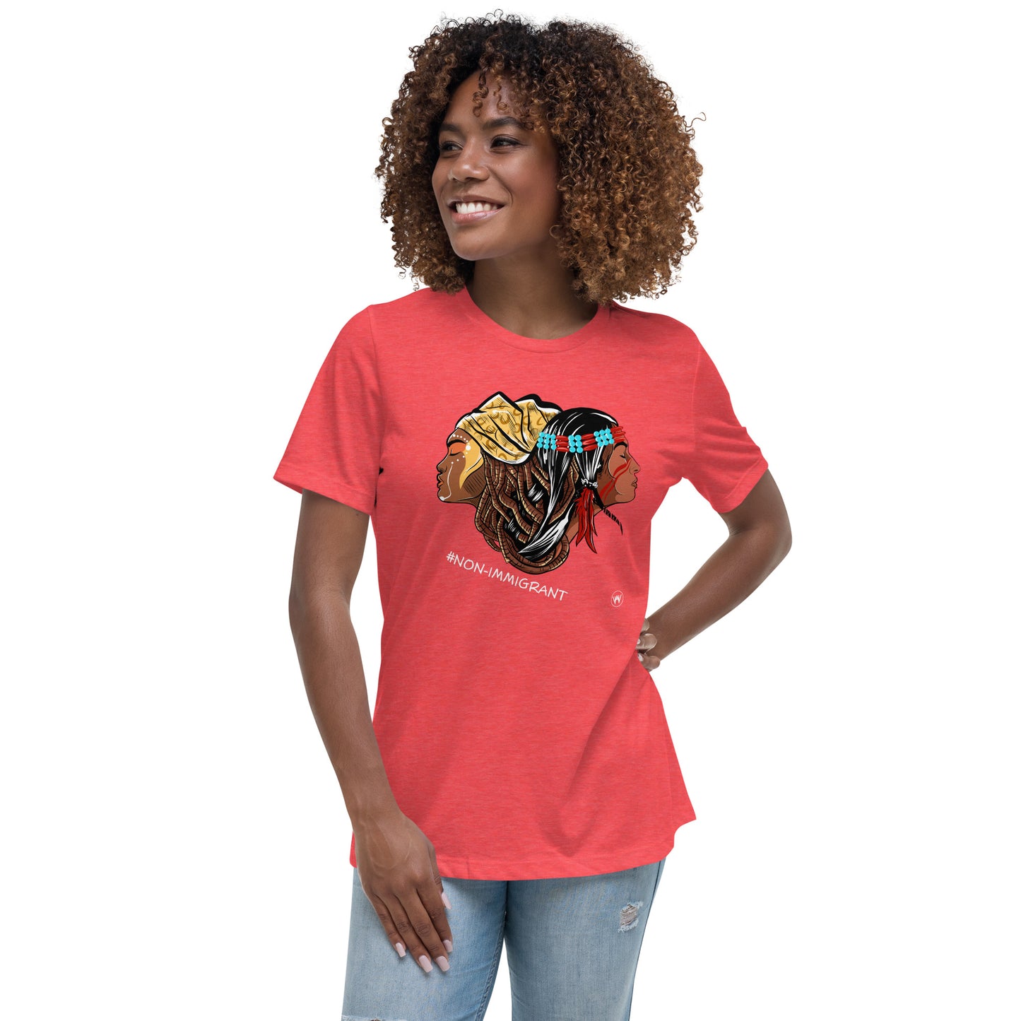 Non Immigrant Queen, Adult T-Shirt | Distinction for descendants of enslaved Africans