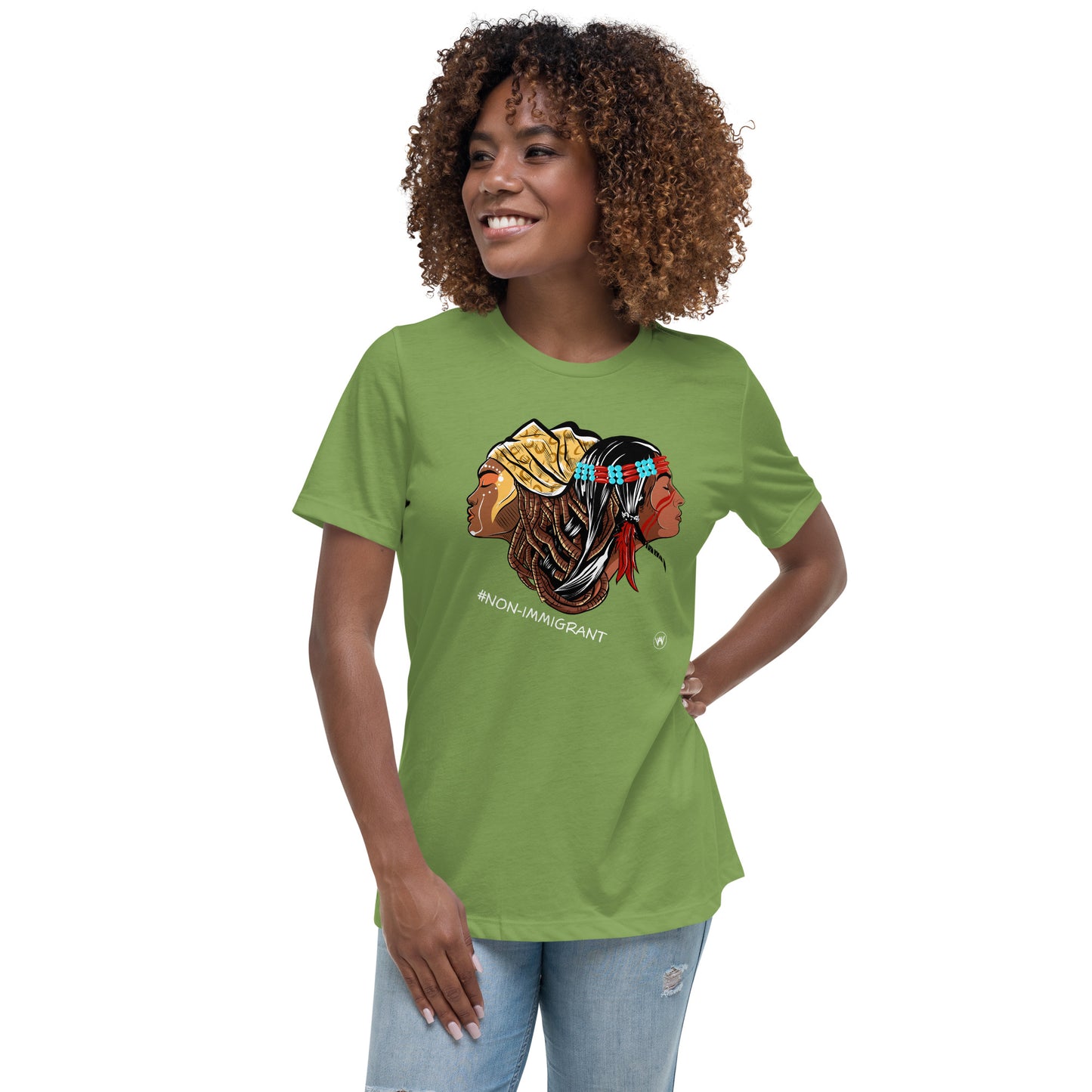 Non Immigrant Queen, Adult T-Shirt | Distinction for descendants of enslaved Africans