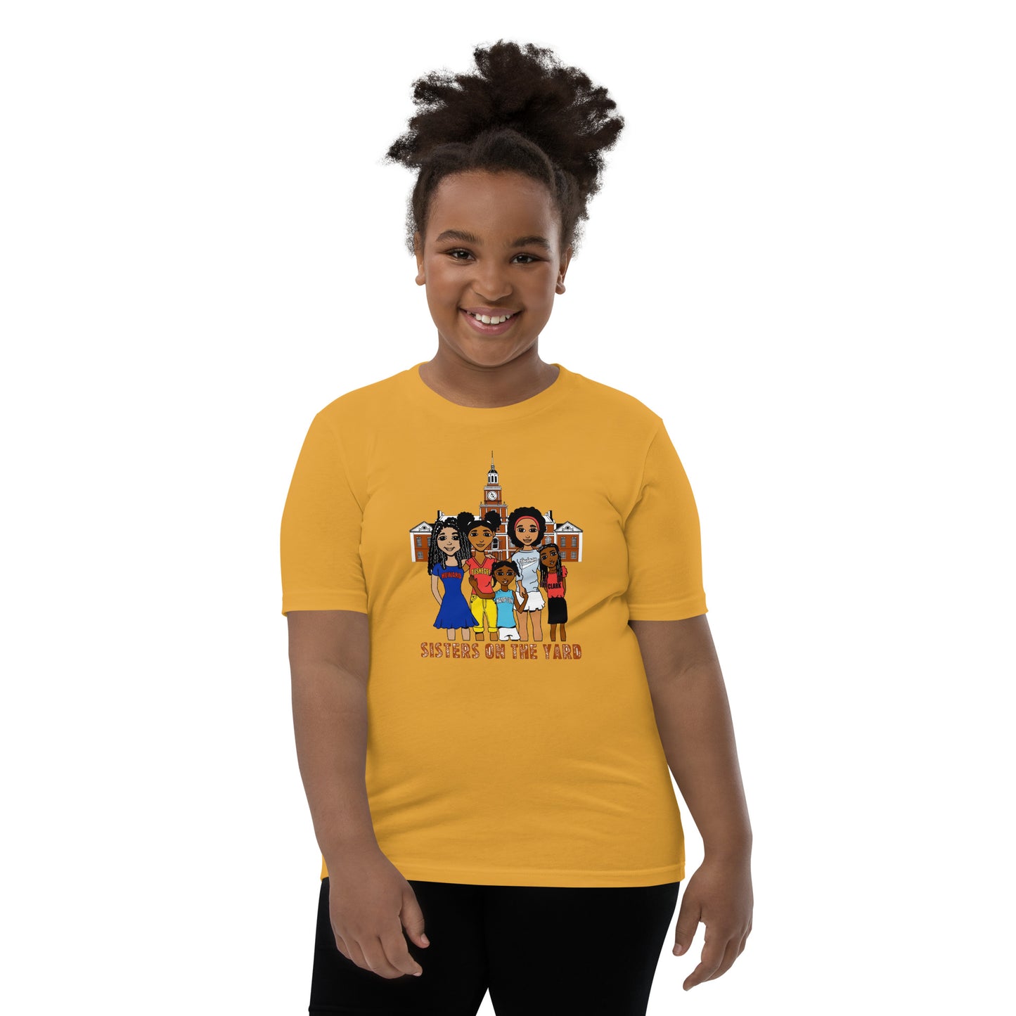 Sisters on the Yard, Youth T-Shirt | HBCU Pride